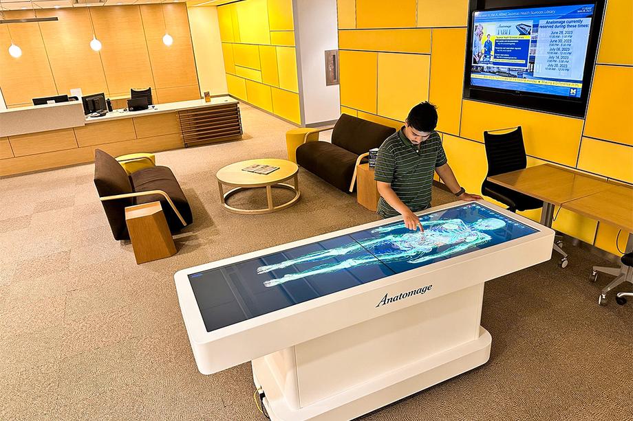 Anatomage Table University of Michigan Library